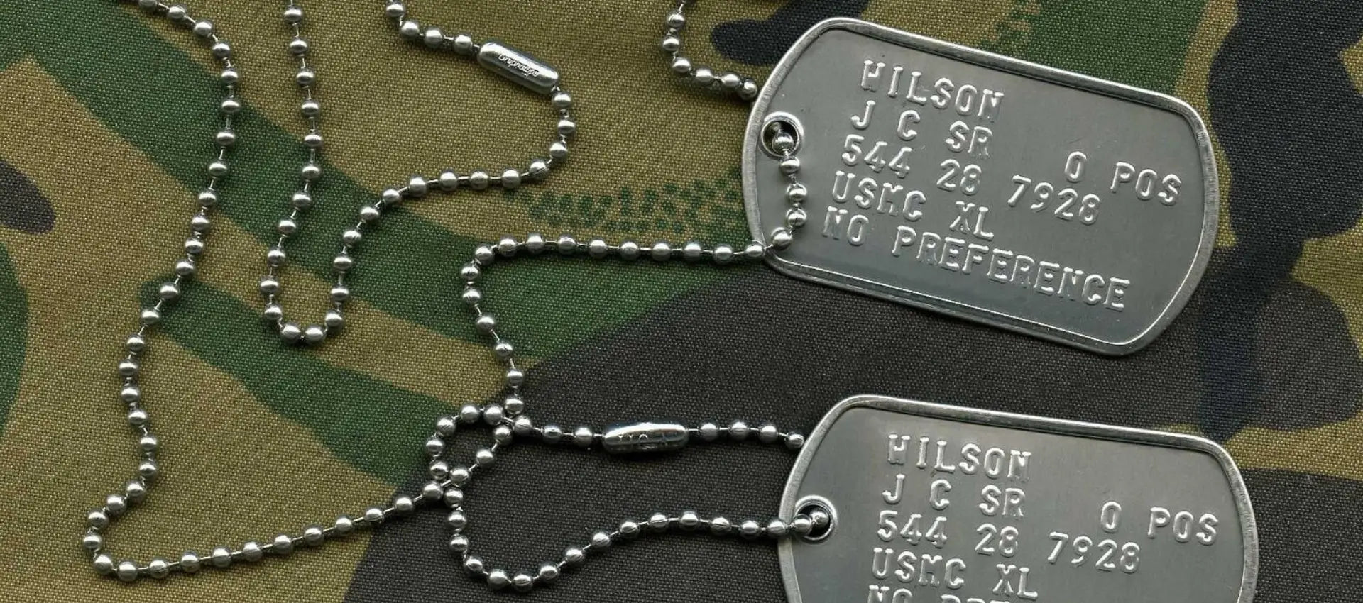 US MILITARY DOG TAG EMBOSSING SERVICE