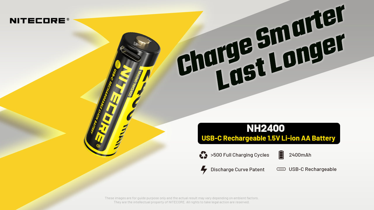 NITECORE NH2400 (AA - 2400mAh - 1.5V) BATTERY PACK