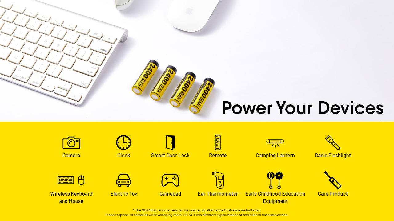 NITECORE NH2400 (AA - 2400mAh - 1.5V) BATTERY PACK