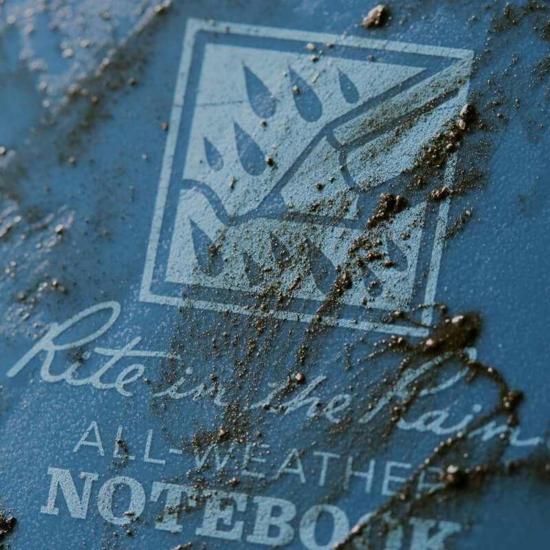 RITE IN THE RAIN TOP SPIRAL NOTEBOOK 3" X 5" - BLUE (235)