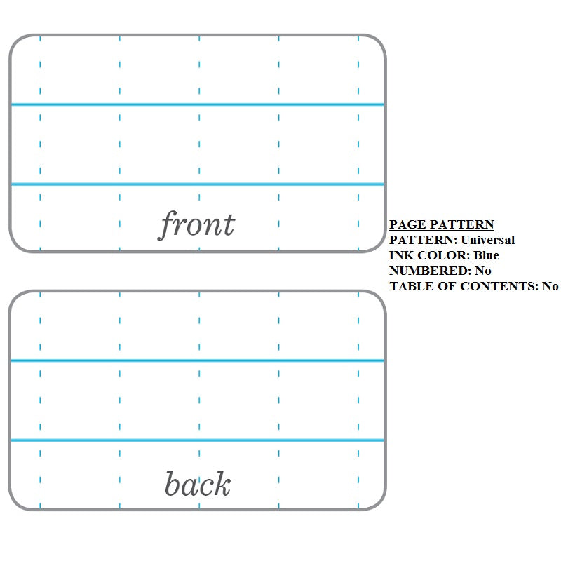 RITE IN THE RAIN TOP SPIRAL NOTEBOOK 3" X 5" - BLUE (235)