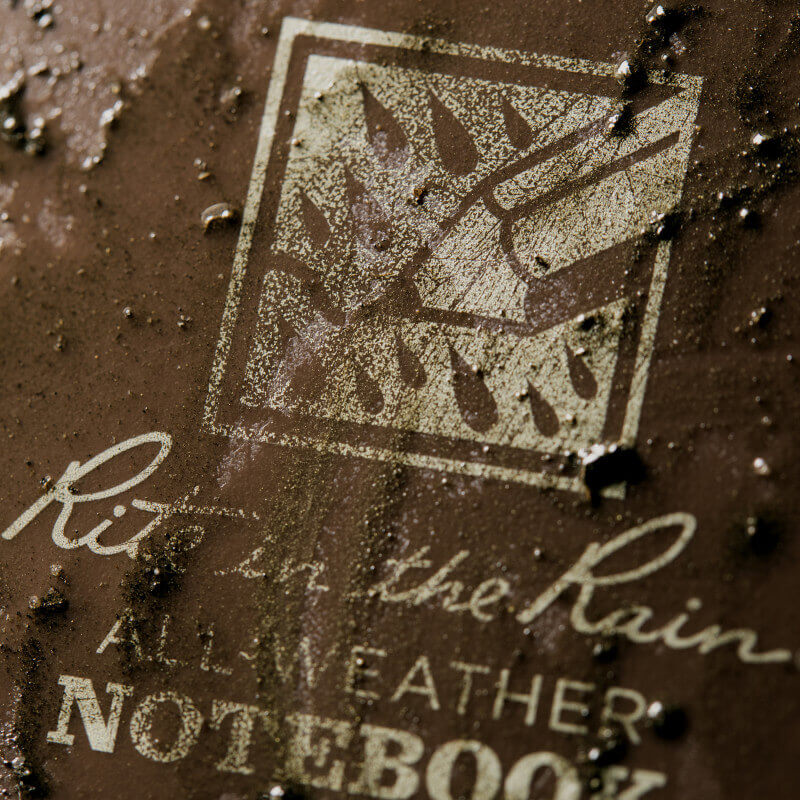 RITE IN THE RAIN TOP SPIRAL NOTEBOOK 3" X 5" - BROWN (435)