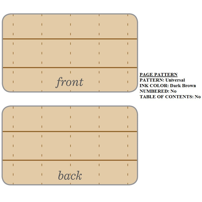 RITE IN THE RAIN TOP SPIRAL NOTEBOOK 3" X 5" - BROWN (435)