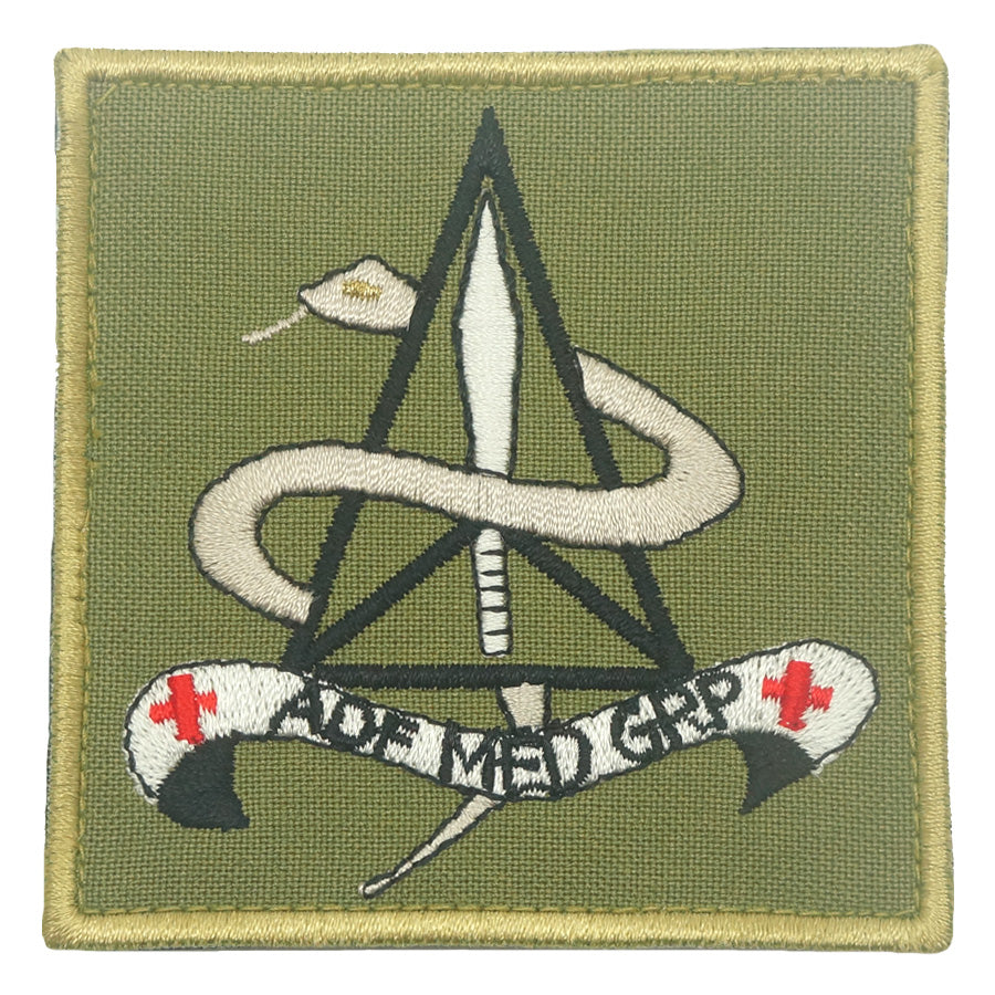 ADF MED GRP PATCH - OLIVE GREEN