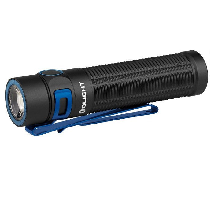 OLIGHT BATON 3 PRO MAX RECHARGEABLE COOL WHITE LED FLASHLIGHT - 2500 MAX LUMENS - BLACK (BOX OPENED BEFORE)