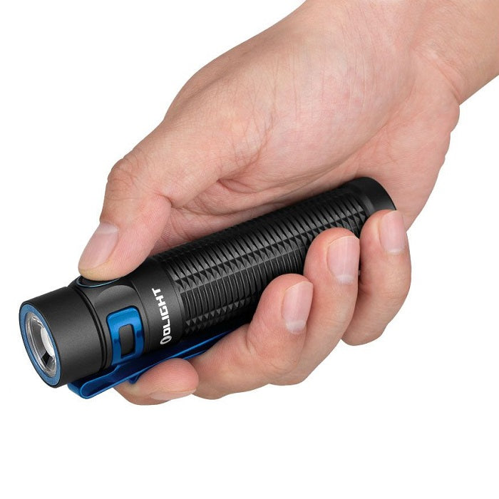 OLIGHT BATON 3 PRO MAX RECHARGEABLE COOL WHITE LED FLASHLIGHT - 2500 MAX LUMENS - BLACK (BOX OPENED BEFORE)