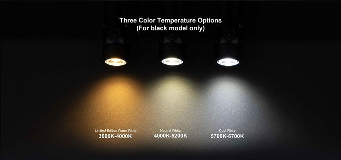 OLIGHT BATON 3 PRO MAX RECHARGEABLE COOL WHITE LED FLASHLIGHT - 2500 MAX LUMENS - BLACK (BOX OPENED BEFORE)