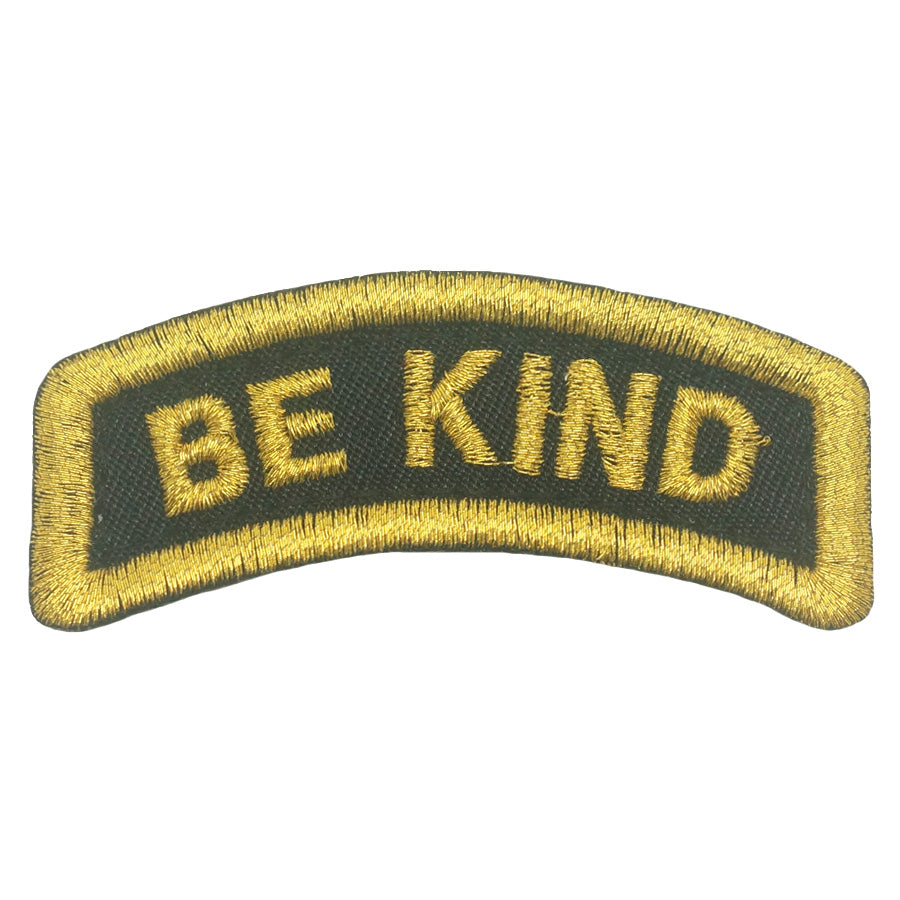 BE KIND TAB - BLACK METALLIC GOLD