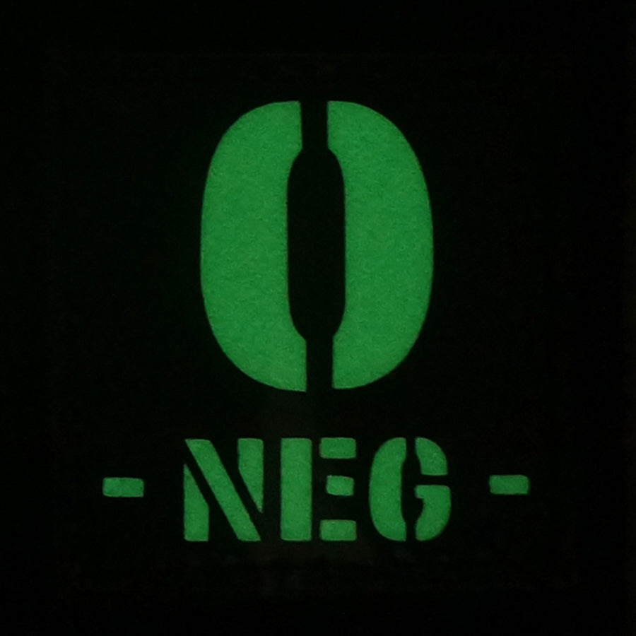 BLOOD TYPE GITD 2023 PATCH - O NEG