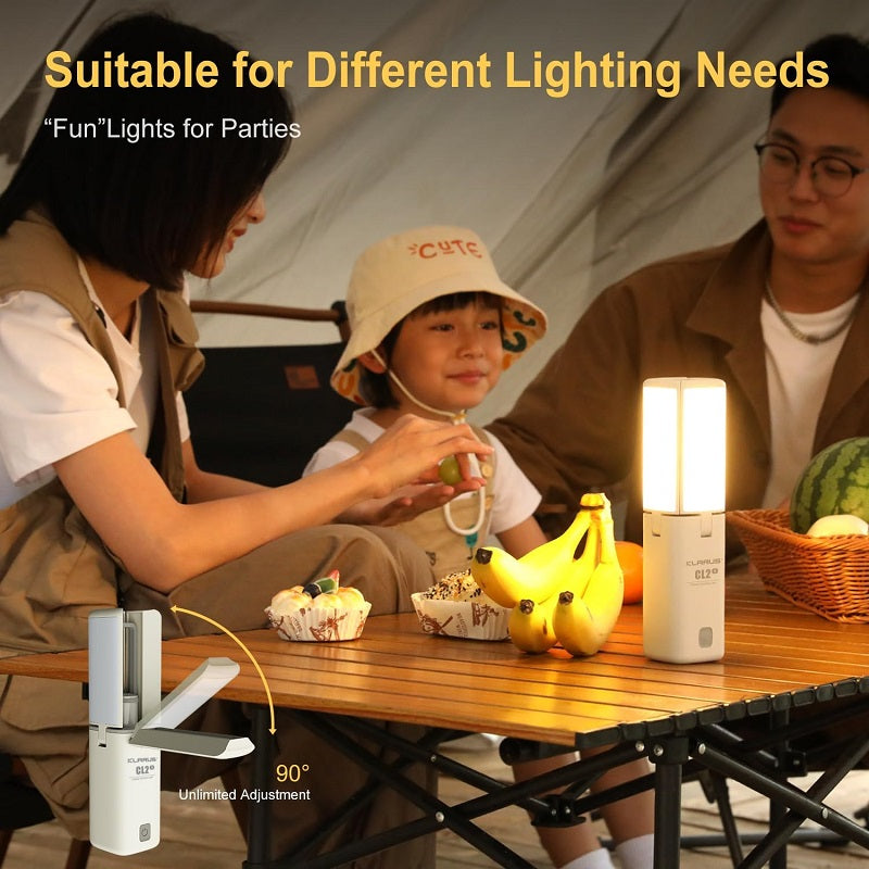 KLARUS CL2S USB-C RECHARGEABLE LED LANTERN - 750 LUMENS - USES BUILT-IN 5400MAH LI-ION BATTERY PACK - IVORY WHITE