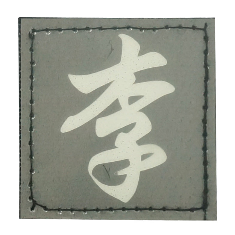 CHINESE SURNAME GLOW IN THE DARK PATCH - LI 李