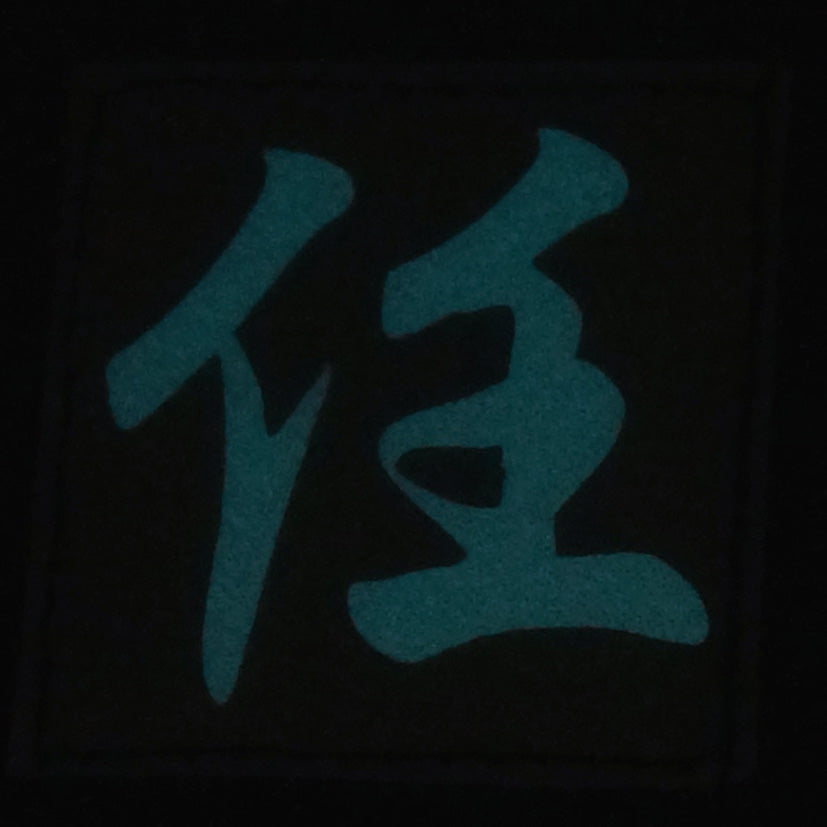 CHINESE SURNAME GLOW IN THE DARK PATCH - REN 任