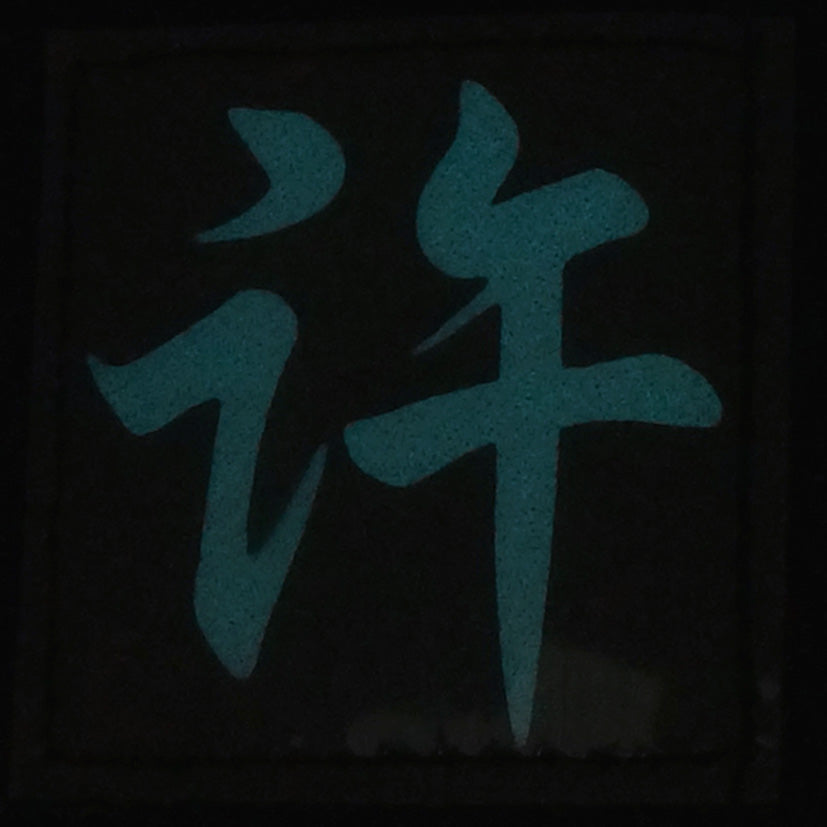 CHINESE SURNAME GLOW IN THE DARK PATCH - XU 许