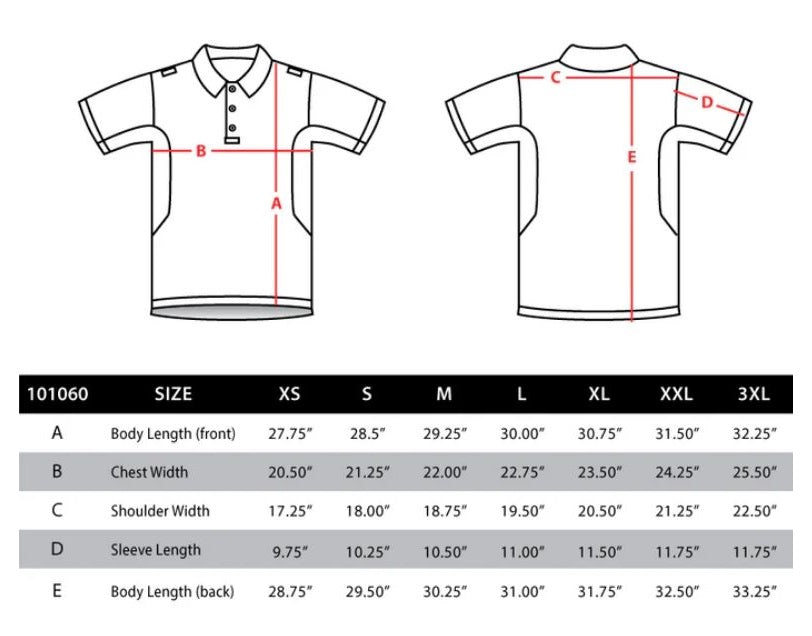 CONDOR PERFORMANCE TACTICAL POLO T-SHIRT - OLIVE DRAB