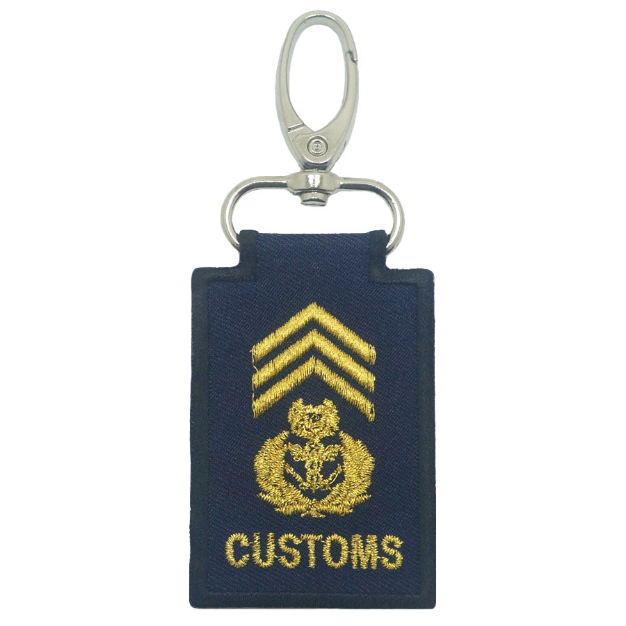 MINI CUSTOMS RANK KEYCHAIN - CHIEF CUSTOMS OFFICER (SPECIAL GRADE II) (CCO (SGII))