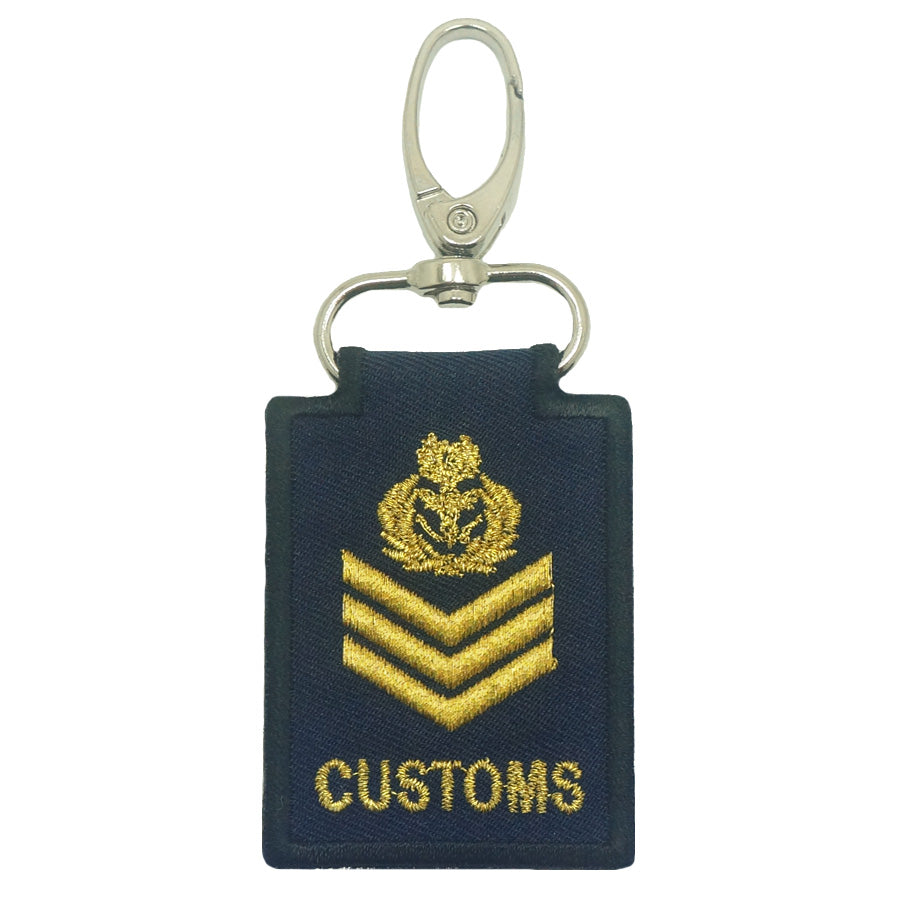 MINI CUSTOMS RANK KEYCHAIN - HIGHER CUSTOMS OFFICER I (HCO I)