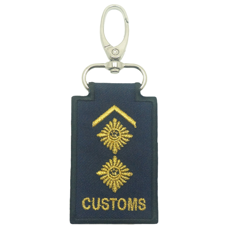 MINI CUSTOMS RANK KEYCHAIN - PRINCIPAL CHIEF CUSTOMS OFFICER (PCCO)