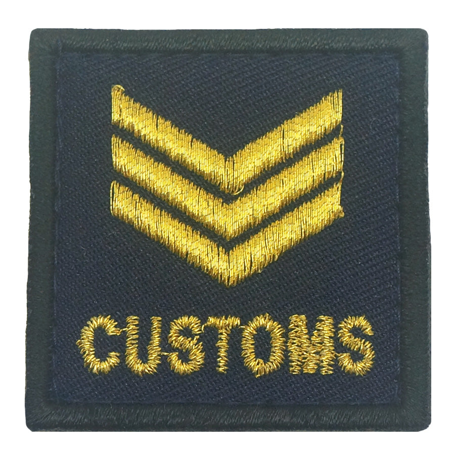 MINI CUSTOMS RANK PATCH - HIGHER CUSTOMS OFFICER II (HCO II)