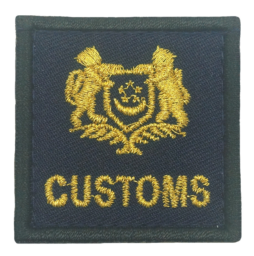 MINI CUSTOMS RANK PATCH - HIGHER SUPERINTENDENT (HSC)