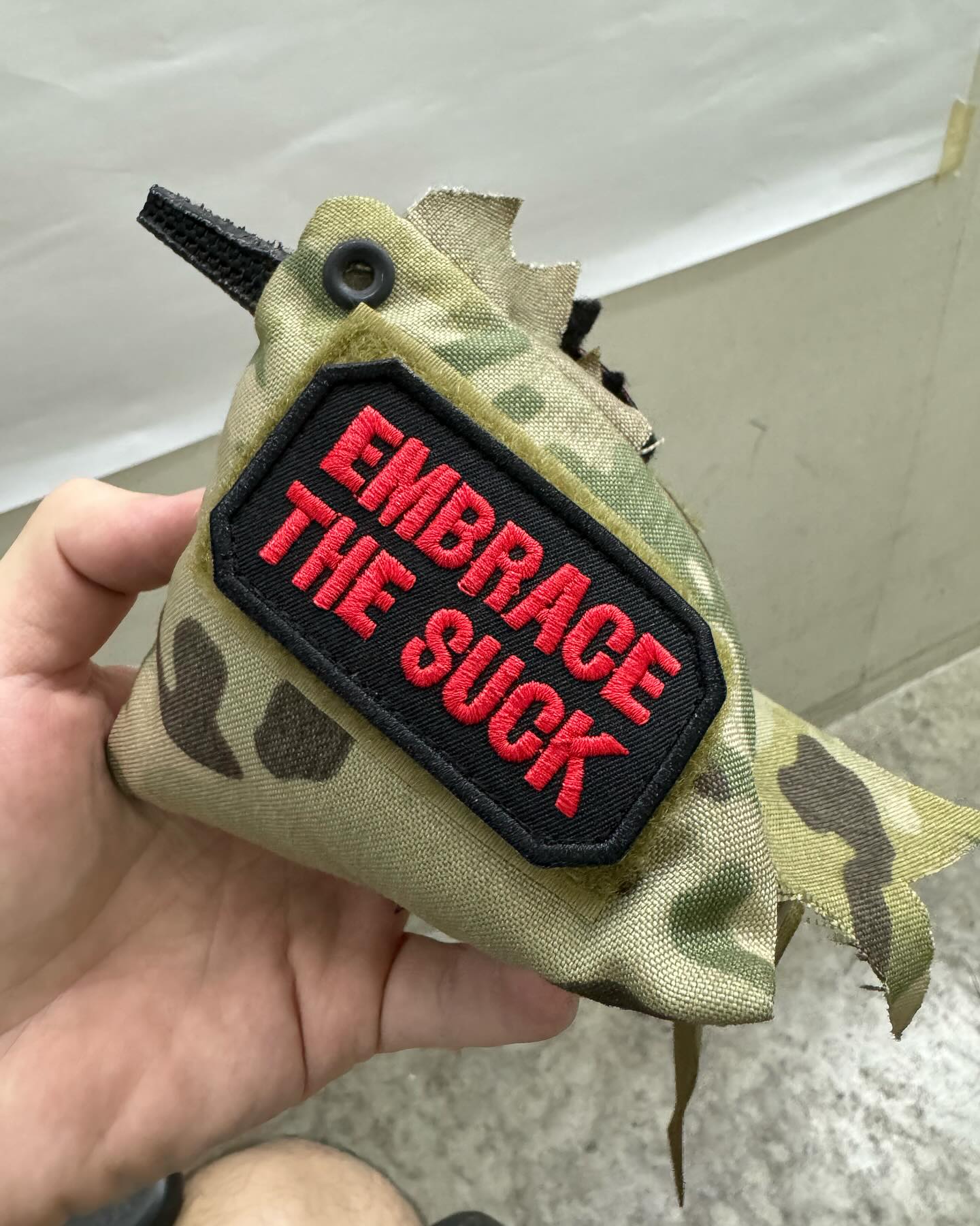 EMBRACE THE SUCK PATCH - OLIVE GREEN