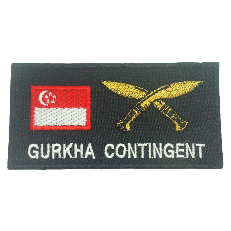GURKHA CONTINGENT CALL SIGN PATCH - METALLIC GOLD