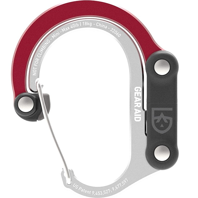 GEAR AID HEROCLIP MINI - HOT ROD RED