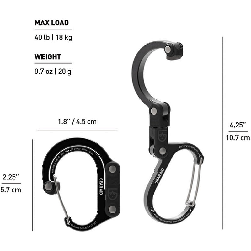 GEAR AID HEROCLIP MINI - HOT ROD RED