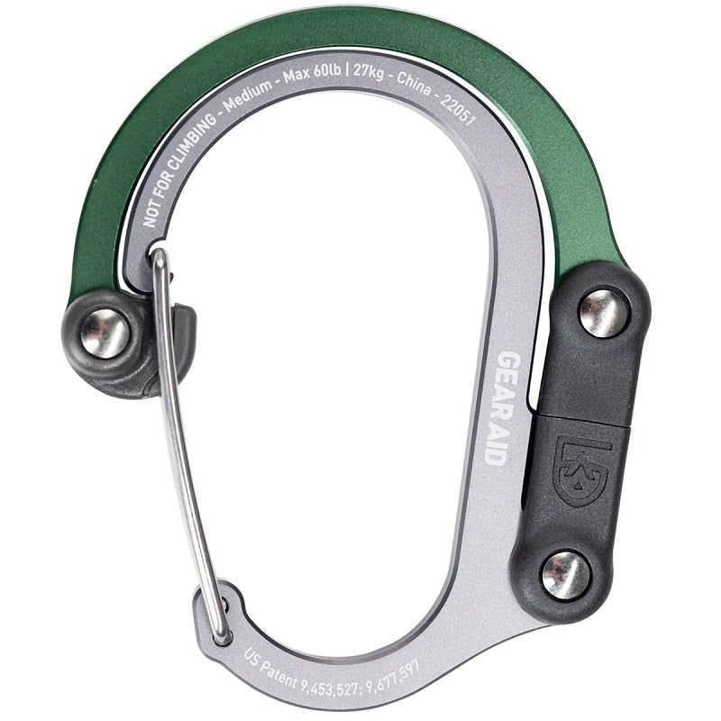 GEAR AID HEROCLIP MEDIUM - FOREST GREEN