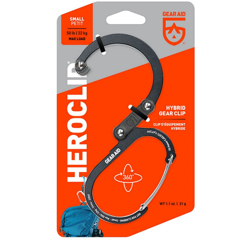 GEAR AID HEROCLIP SMALL - STEALTH BLACK