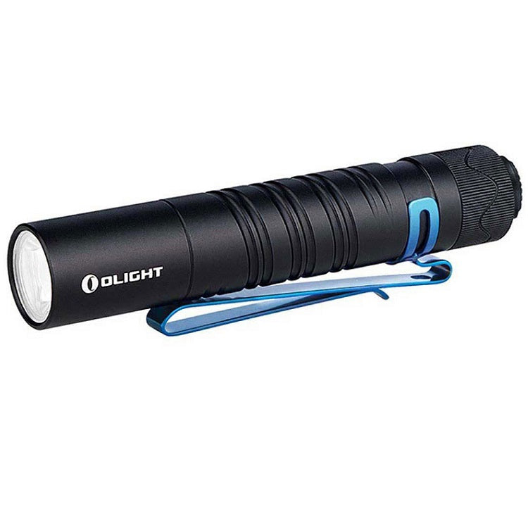 OLIGHT I5R EOS LED FLASHLIGHT - 350 LUMENS - INCLUDES 1 X USB-C RECHARGEABLE 14500 - BLACK (PACKAGING OPEN BEFORE TO SHOW CUSTOMER)