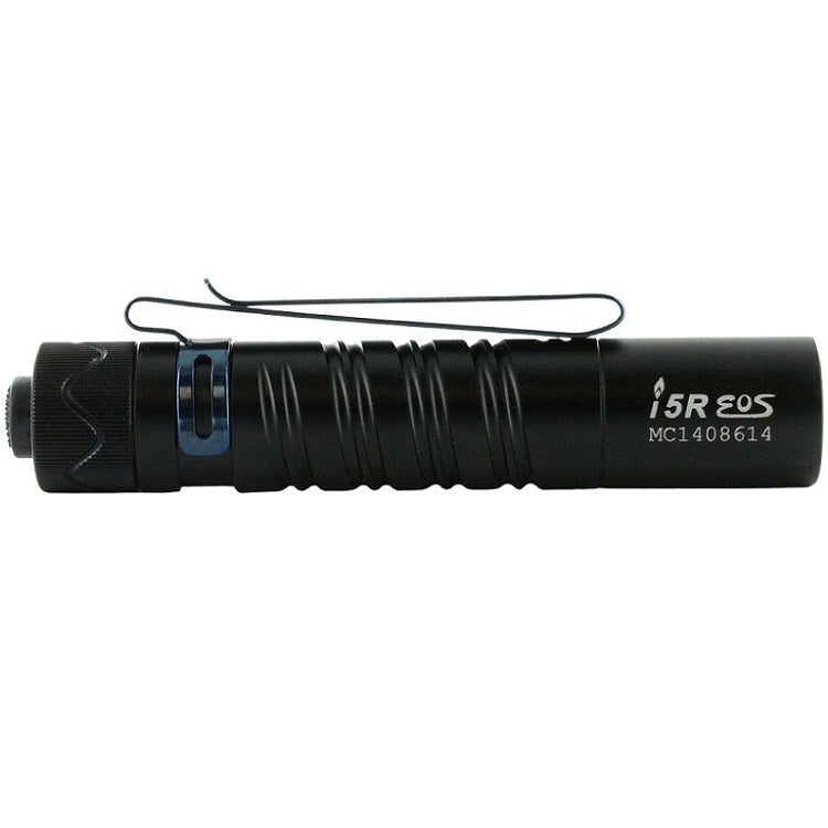 OLIGHT I5R EOS LED FLASHLIGHT - 350 LUMENS - INCLUDES 1 X USB-C RECHARGEABLE 14500 - BLACK (PACKAGING OPEN BEFORE TO SHOW CUSTOMER)