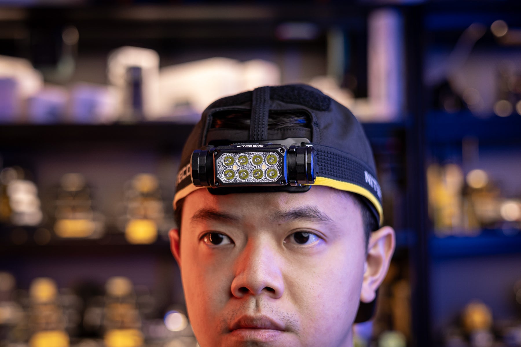 NITECORE HC65 UHE (BLACK) HEADLAMP - 2000 LUMENS (4,000mAH RECHARGEABLE LI-ION BATTERY)