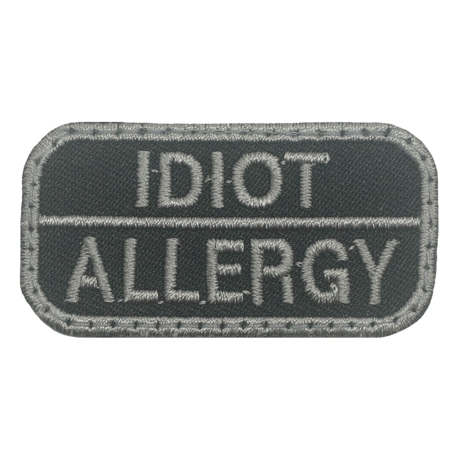 IDIOT ALLERGY PATCH - BLACK FOLIAGE