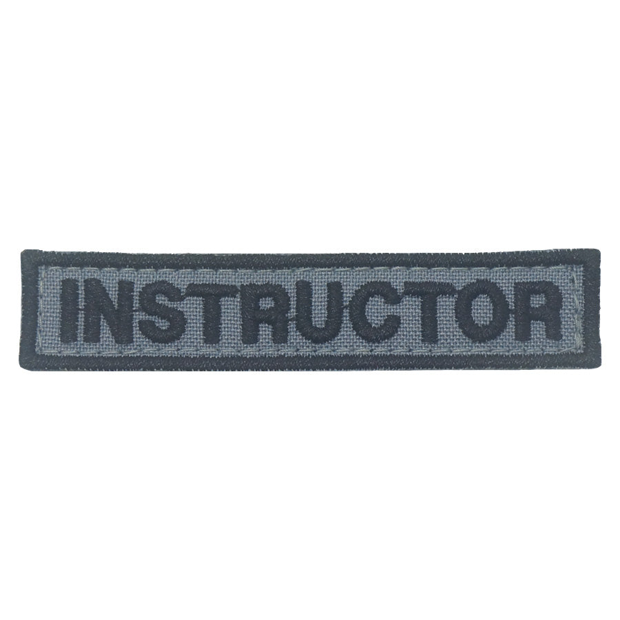 INSTRUCTOR TAG 8CM - GRAY