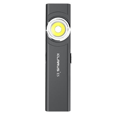 KLARUS E5 MAGNETIC BASE AND DUAL LIGHT SOURCE EDC FLASHLIGHT - 600 LUMENS (NEW COLORS)