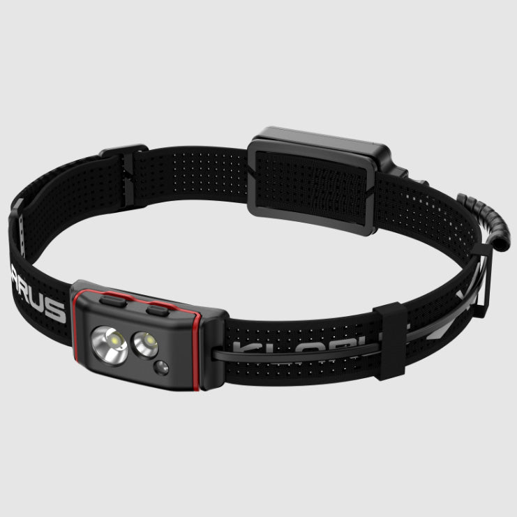 KLARUS HM5 ULTRA THIN LIGHTWEIGHT TRAIL RUNNING HEADLAMP - 800 LUMENS (1200mAh RECHARGEABLE BATTERY)