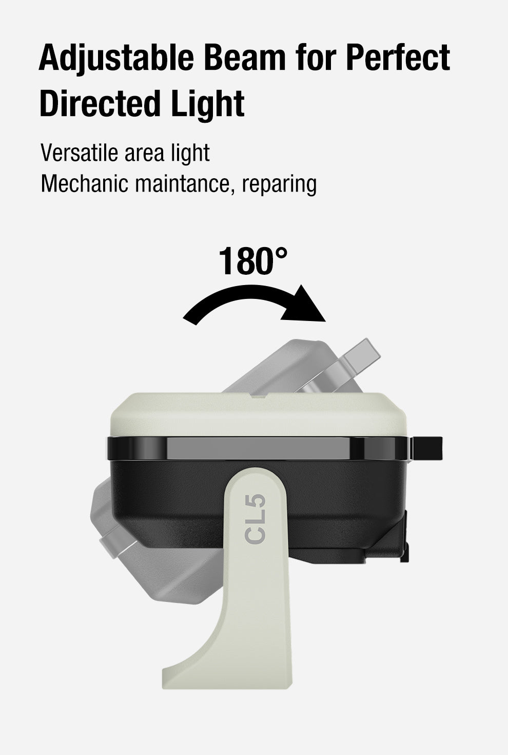 KLARUS CL5 MINI PORTABLE CAMPING LIGHT 650 LUMENS, 1200mAh BUILT-IN BATTERY