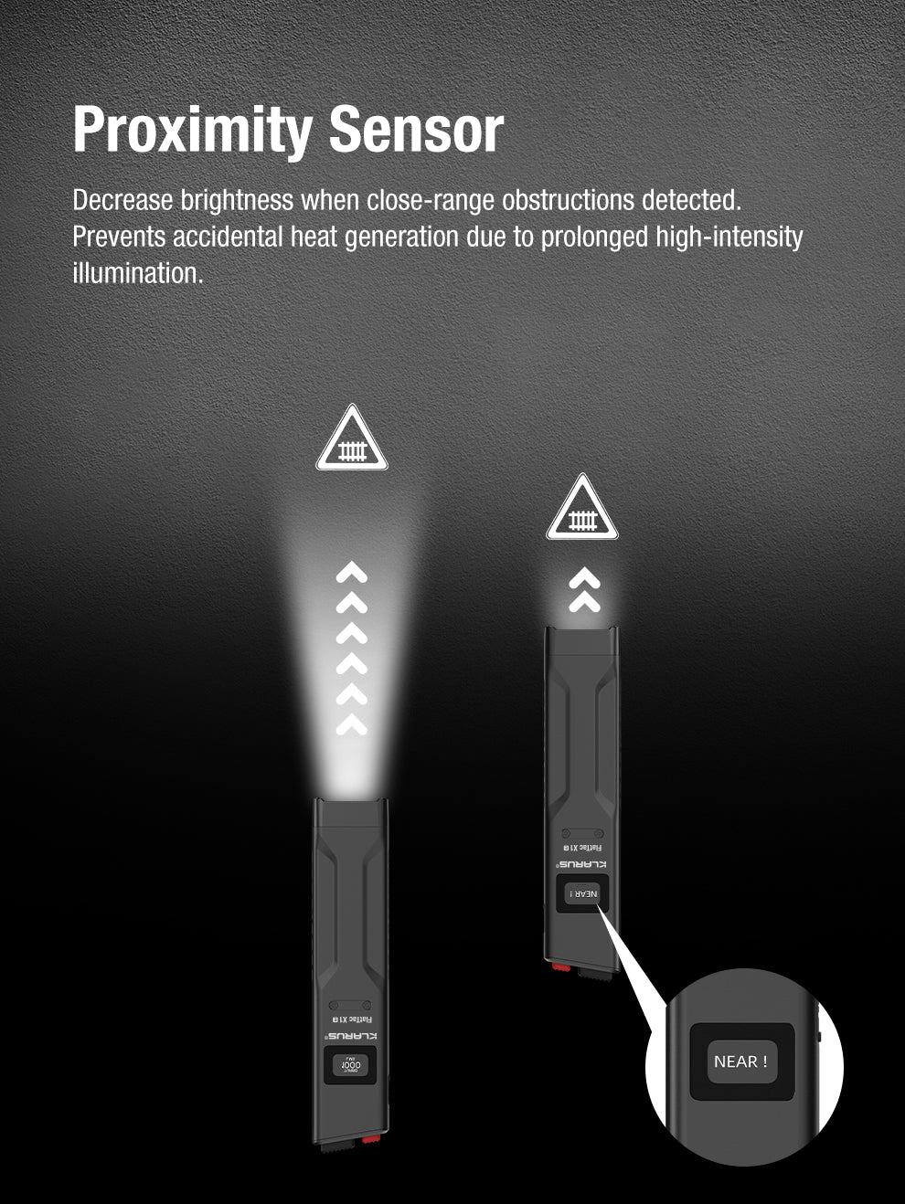 KLARUS ULTRA SLIM TACTICAL FLASHLIGHT FLATTAC X1 - 4200 LUMENS (2150mAh Battery)