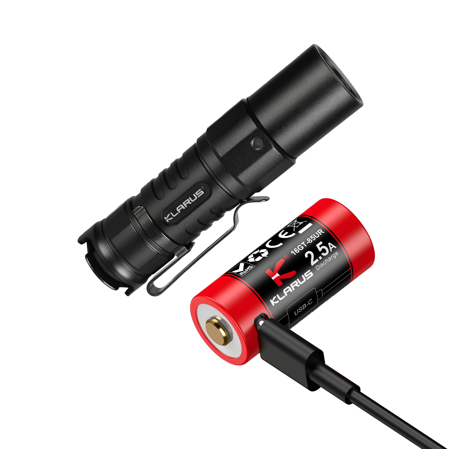 KLARUS XT1C CREE XP-L HD V6 LED - 1000 LUMENS (USES 1 X 16340 (INCLUDED) OR 1 X CR123A)