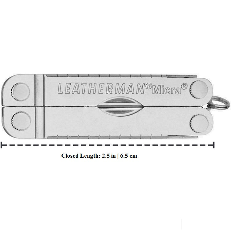 LEATHERMAN MICRA POCKET SIZE KEYCHAIN MULTI-TOOL
