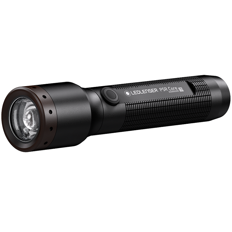 LEDLENSER P5R CORE RECHARGEABLE 500 LUMENS FLASHLIGHT - BLACK