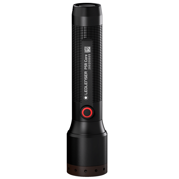 LEDLENSER P5R CORE RECHARGEABLE 500 LUMENS FLASHLIGHT - BLACK