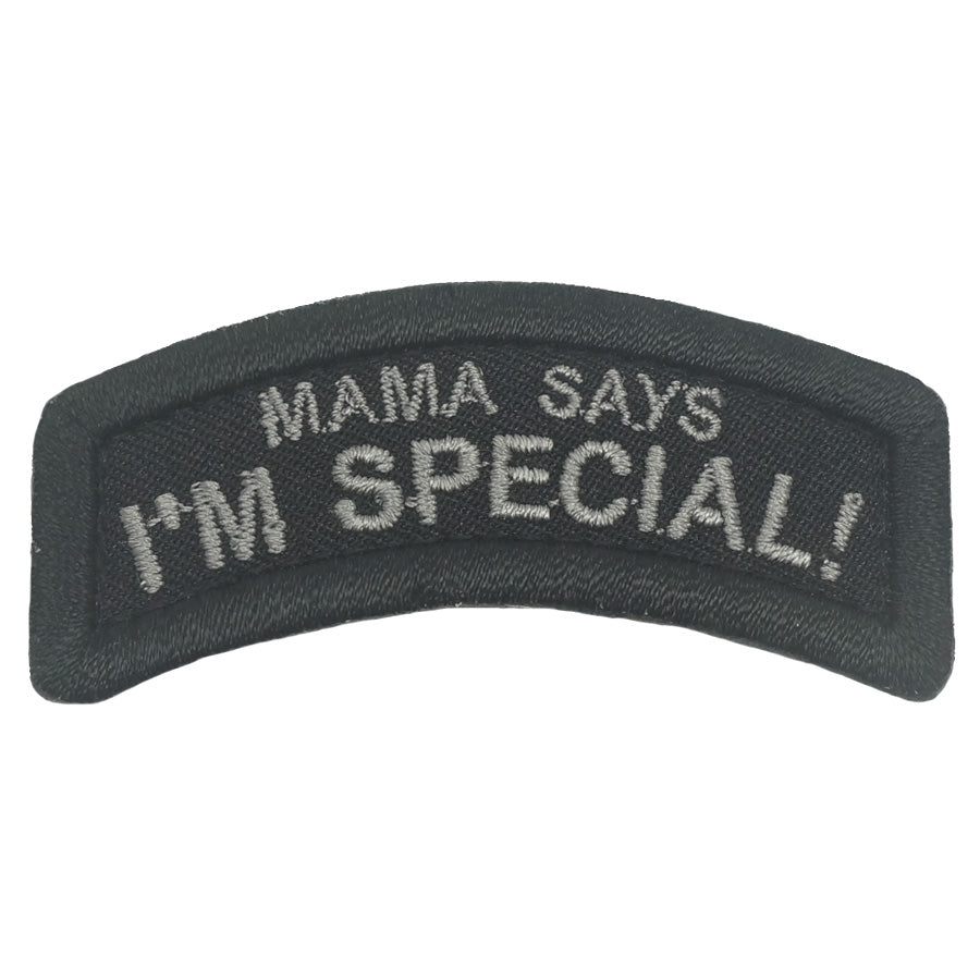 MAMA SAYS I'M SPECIAL TAB - BLACK FOLIAGE