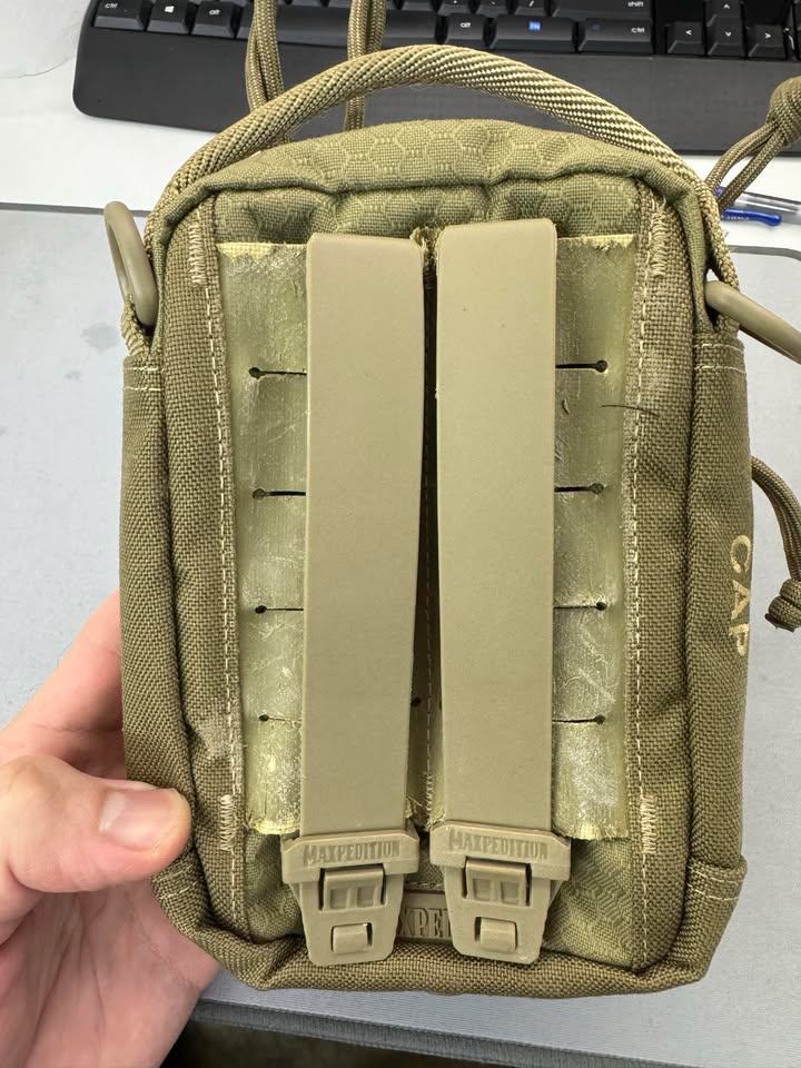 MAXPEDITION COMPACT ADMIN POUCH (CAP) - TAN (OLD STOCK CLEARANCE)