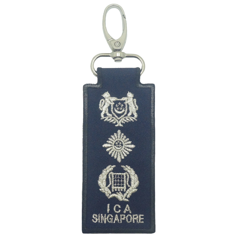 MINI ICA RANK KEYCHAIN - COMMISSIONER (COMR)