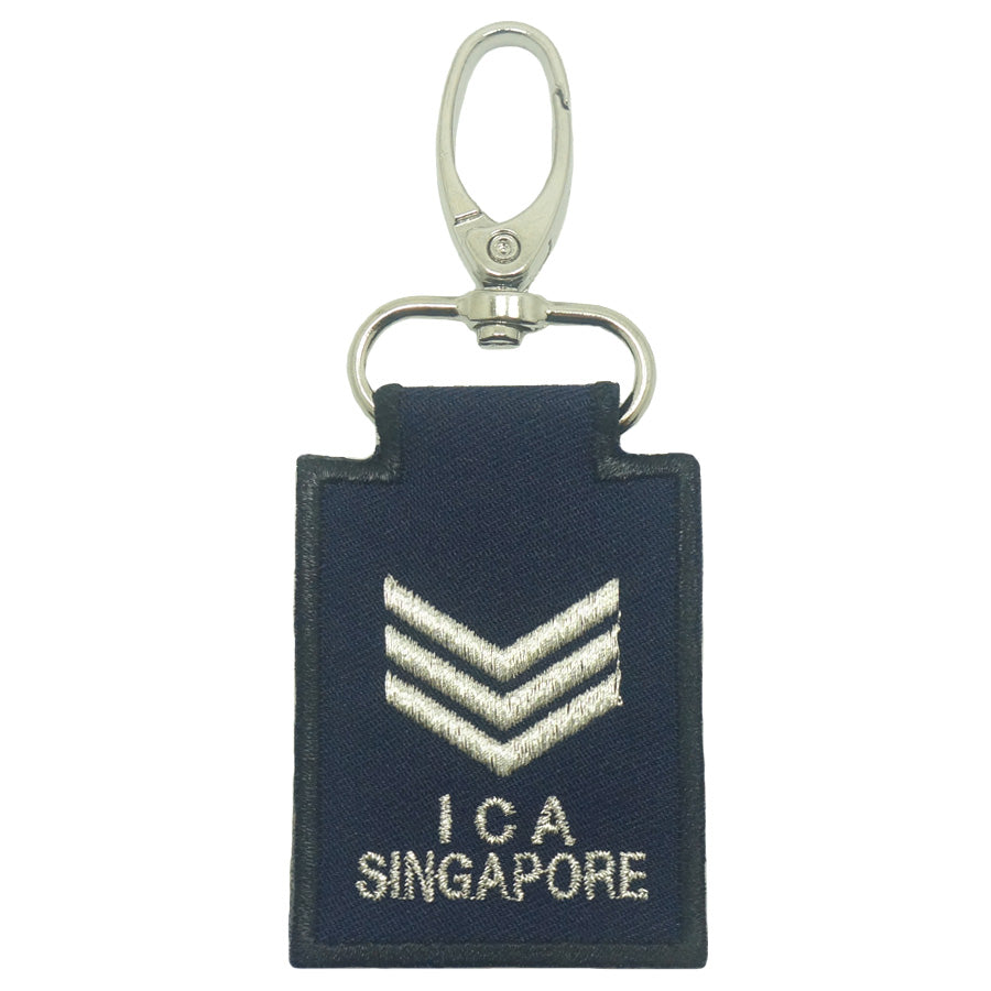 MINI ICA RANK KEYCHAIN - SERGEANT (SGT)