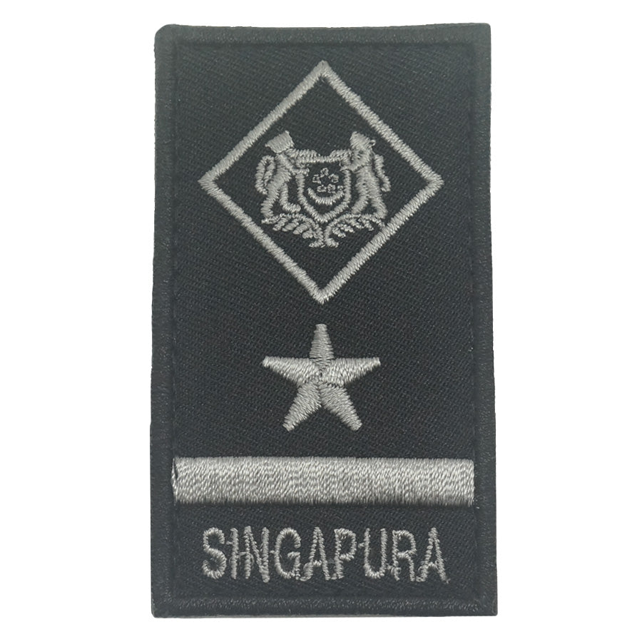 MINI SAF RANK PATCH - ME8 (NEW) BLACK FOLIAGE
