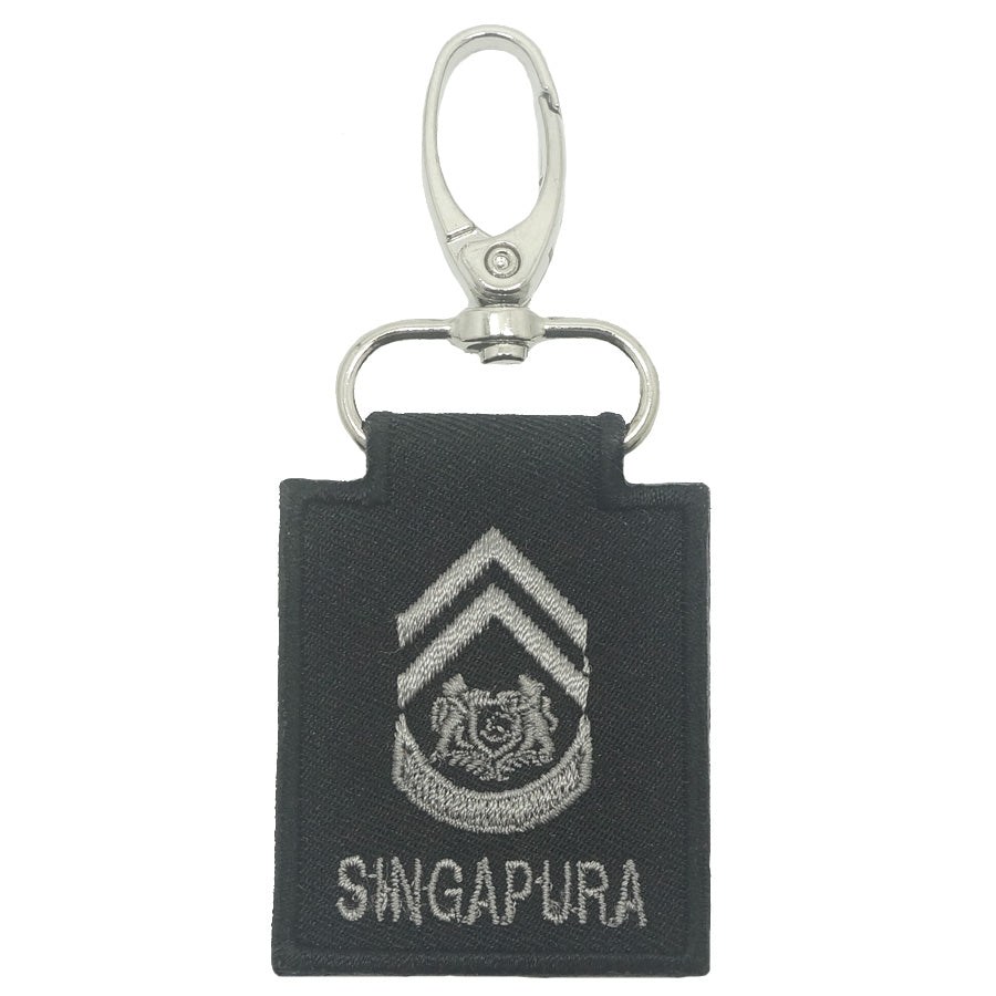 MINI SAF RANK KEYCHAIN - 1WO (BLACK FOLIAGE)