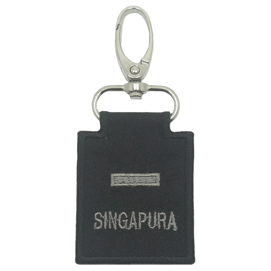 MINI SAF RANK KEYCHAIN - 2LT (BLACK FOLIAGE)