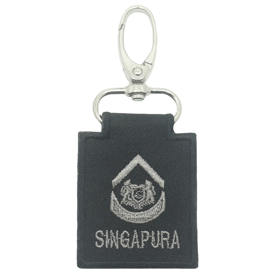 MINI SAF RANK KEYCHAIN - 2WO (BLACK FOLIAGE)